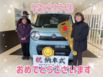 ワゴンＲスマイル納車でした(^^)/